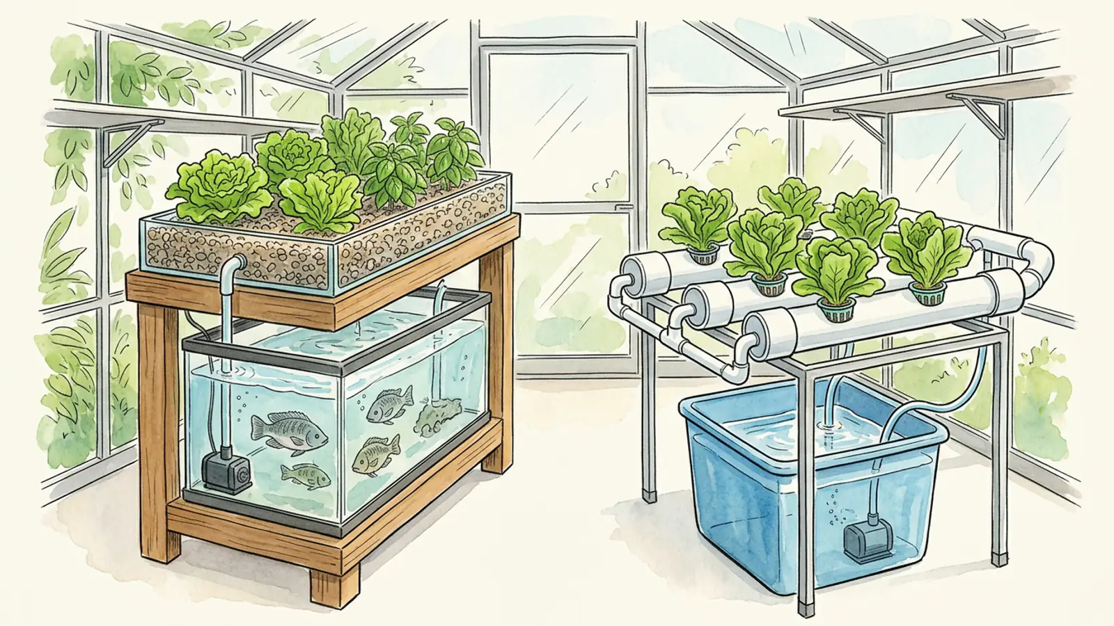 Aquaponics vs Hydroponics: Differences, Costs and Which to Choose