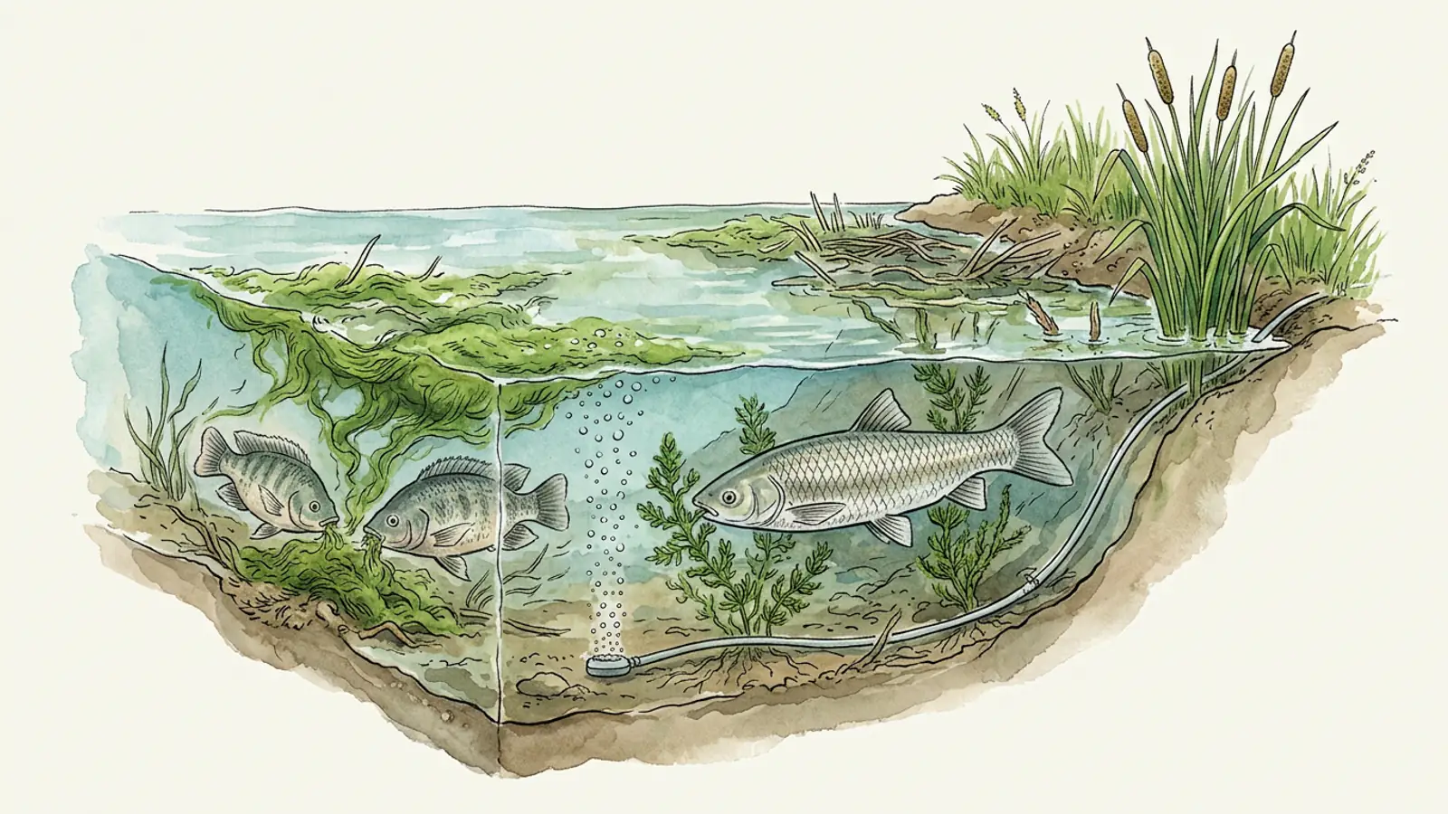 Fish That Eat Algae in Ponds: What Works and What Does Not