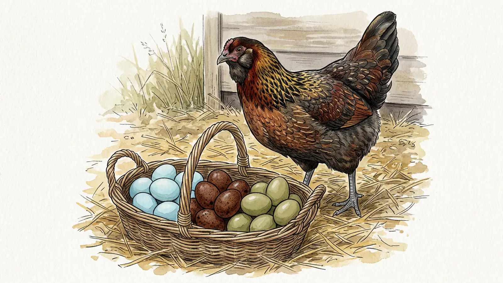 Olive Egger Chickens: Genetics, Egg Color and Care