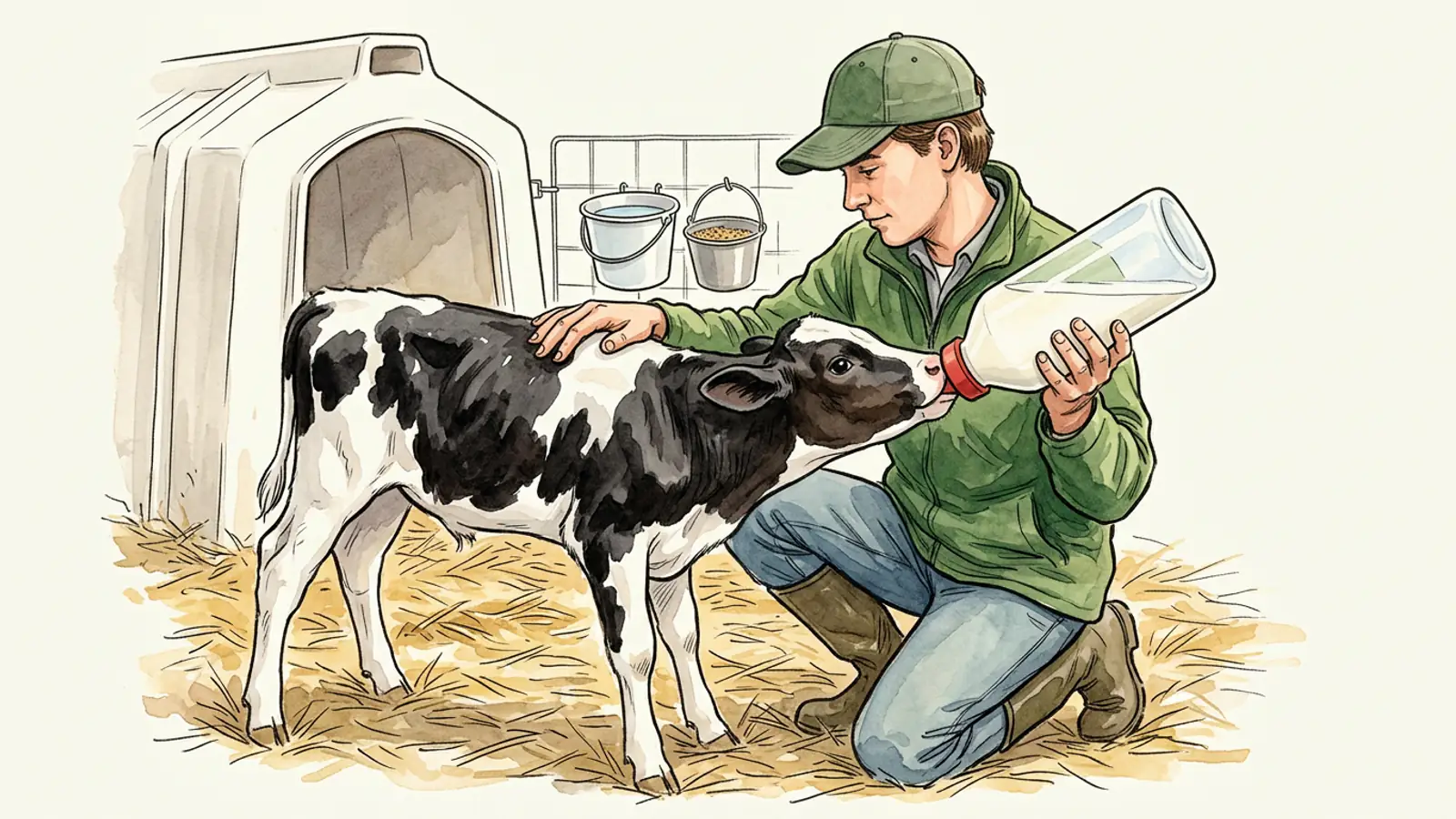 Raising Bottle Calves: Feeding Schedule, Housing and Health