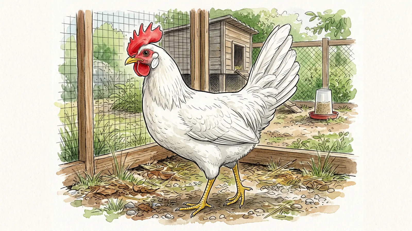 White Leghorn Chickens: Egg Production, Temperament and Health